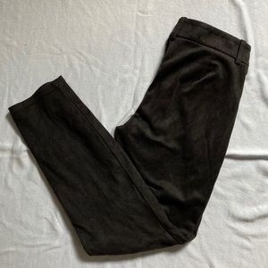 Aritzia Faux Suède Black Leggings Size 2